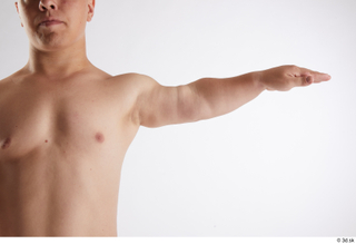 Jerome  1 arm flexing front view nude 0003.jpg